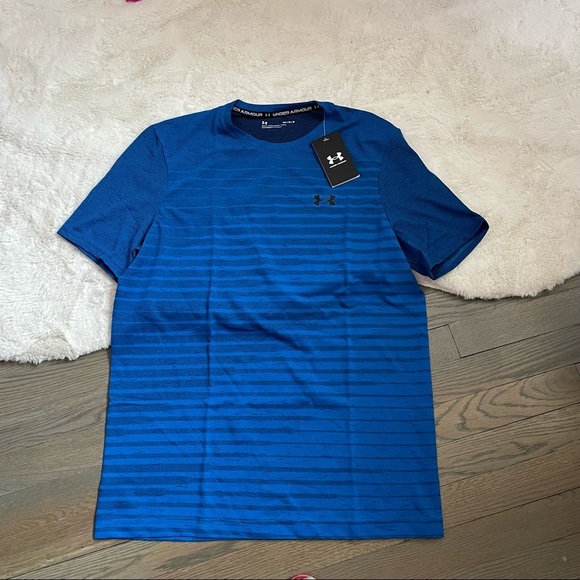Under Armour Blue Fitted Shirt - Picture 5 of 7